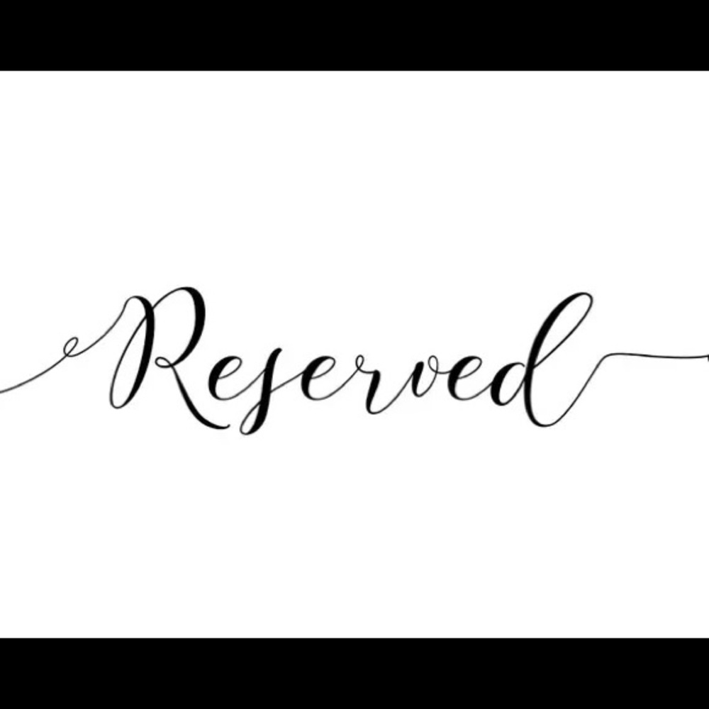Reserved for John